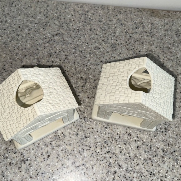 Partylite Cream Nativity Scene Candle Holders - Picture 3 of 4